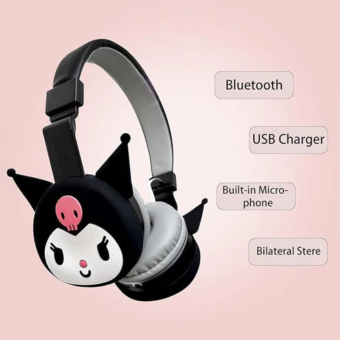 New Wireless Bluetooth Foldable Cartoon Headphones