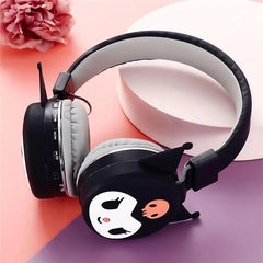 New Wireless Bluetooth Foldable Cartoon Headphones